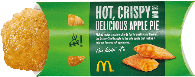 Food & Cooking - Mc Donalds Apple Pie (700x303), Png Download