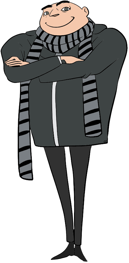 Gru Gru - Gru Despicable Me Png (450x914), Png Download