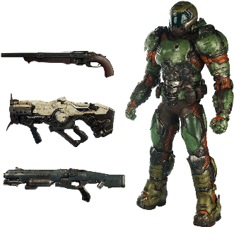 Maybe They'll Offer Some Of The Other Qc Champions - Doom Marine Praetor Suit 1:6 Scale Action Figure (375x375), Png Download
