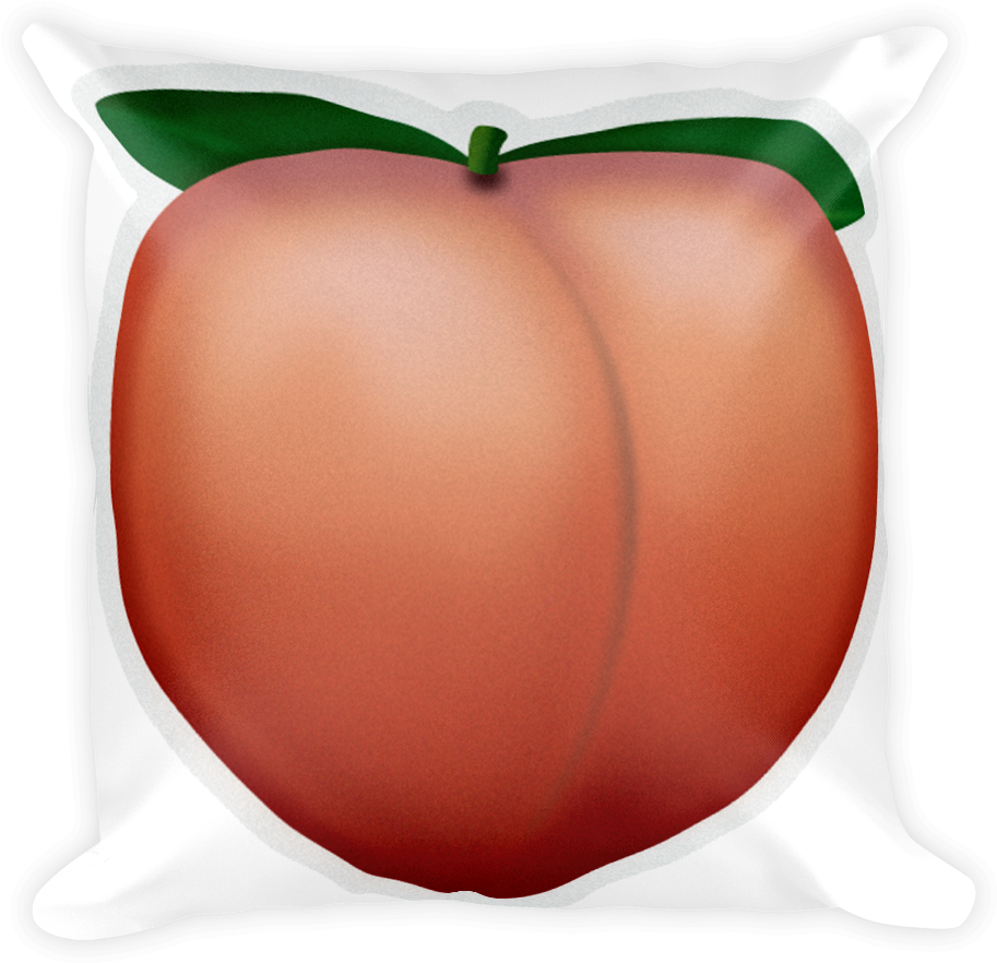 Emoji Clipart Peach - Emoji (1000x1000), Png Download