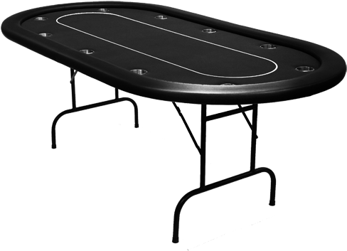 Poker Table Tournament Black - Pokertafel (500x500), Png Download