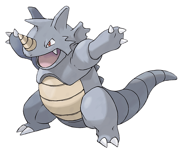 Guess That Pokemon Rhydon (630x630), Png Download