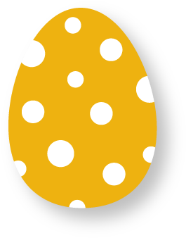 The Golden Egg Hunt - Circle (375x375), Png Download