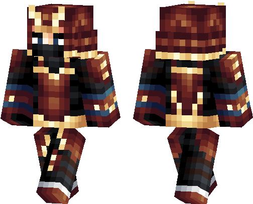 44 Skins For Minecraft Pe - Skin De Samurai Para Minecraft (538x437), Png Download