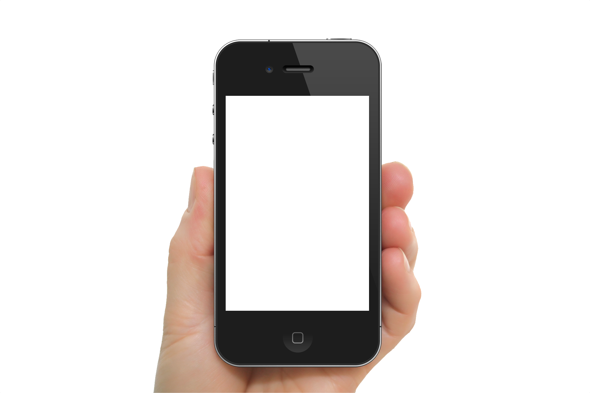 Android Phone Png Photo - Hand Holding Iphone Transparent Background (1024x682), Png Download