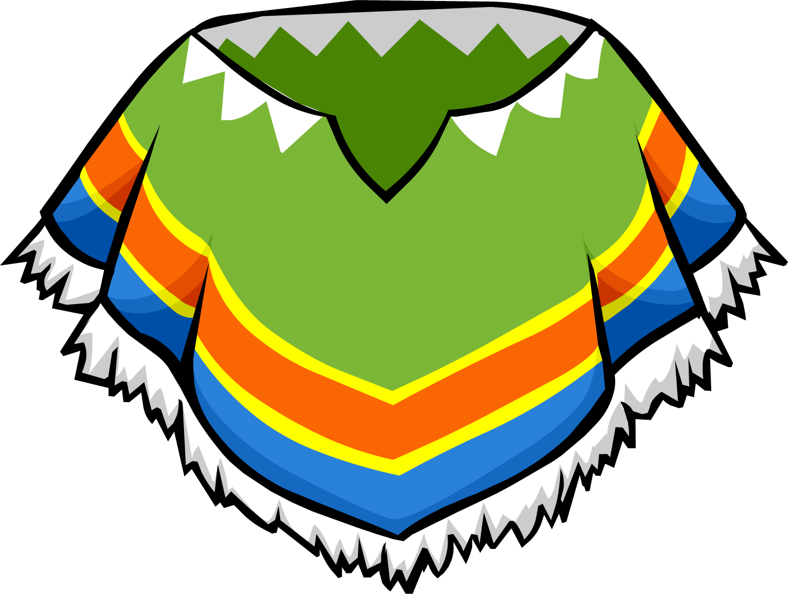 Vector Royalty Free Poncho - Poncho Clipart (1572x1186), Png Download