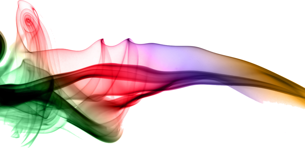 Coloured Smoke - Illustration (1000x487), Png Download