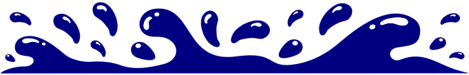 Waves Ocean Blue Splash Sea Liquid Water W - Clip Art Water Splatter Png (680x340), Png Download