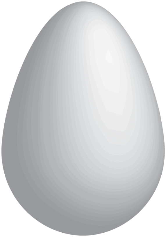 Egg Png Photo - White Easter Egg Png (809x870), Png Download