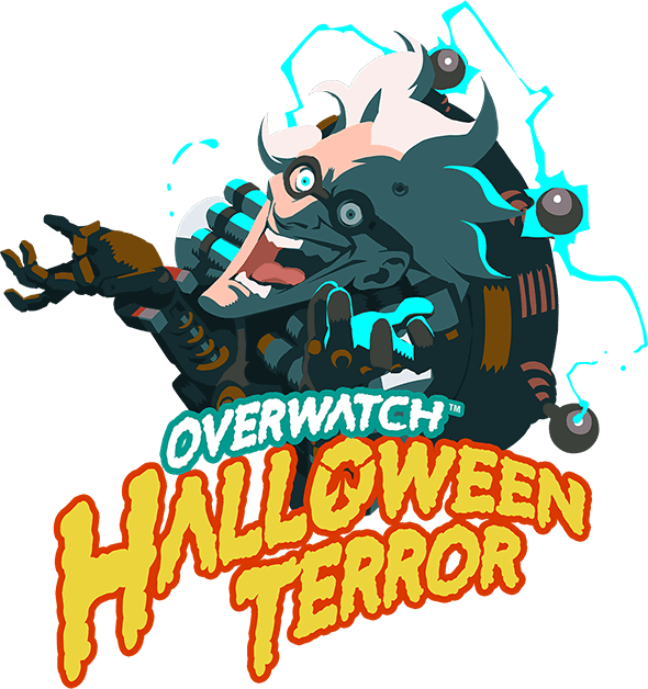 Ow Halloween Terror Logo En Overwatch, Nerdy - Overwatch Halloween Terror Logo (590x628), Png Download
