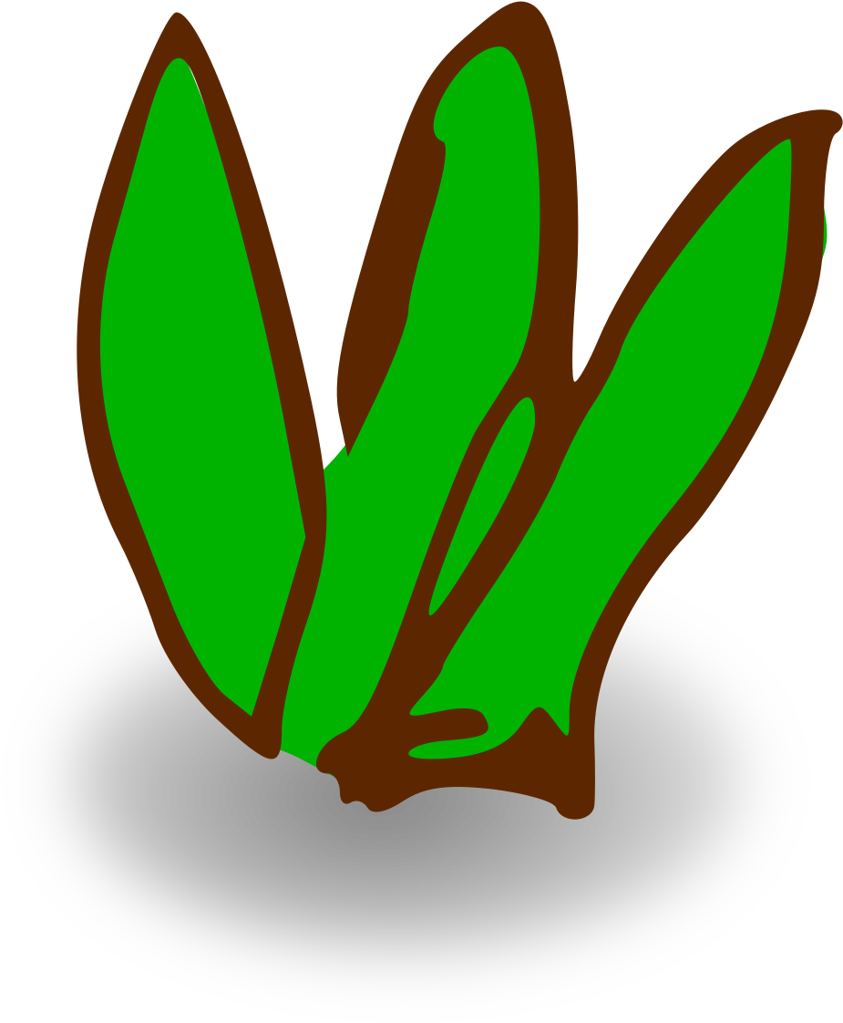 Weed Clipart Svg - Cartoon Bush Transparent Background (600x738), Png Download