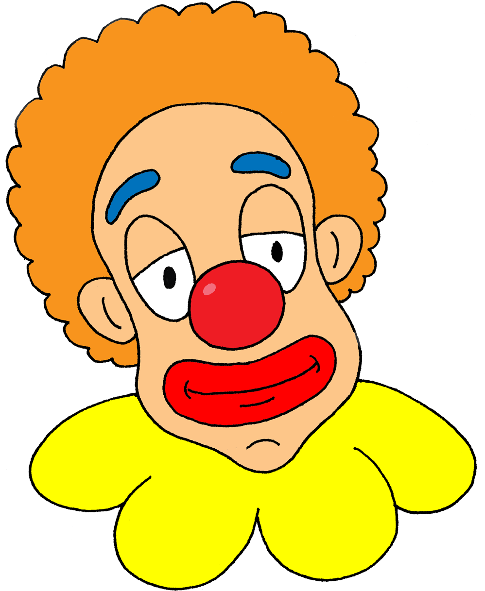 Images For Clown Clipart Png - Cartoon Clowns Faces (1000x1240), Png Download