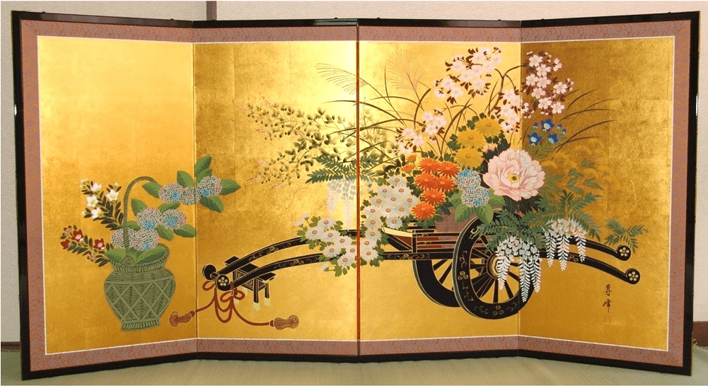 Mikoshiba Byobuten Image - Folding Screen (1000x1000), Png Download