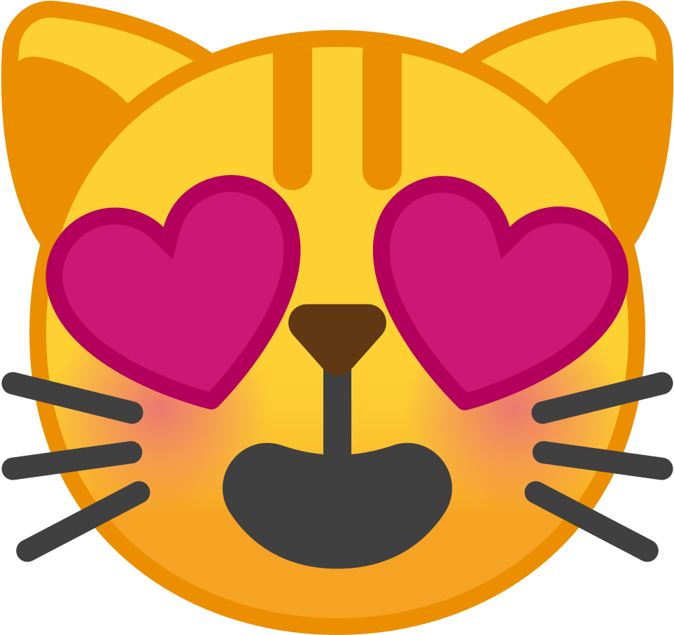 Download Svg Download Png - Whatsapp Emoji De Gato (1024x1024), Png Download