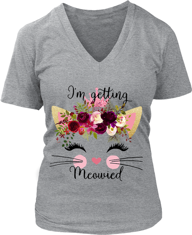 I'm Getting Meowied Watercolor Flower Cat Lady Get - Queens Are Born In August - Black Afro Word Art Natural (1024x1024), Png Download