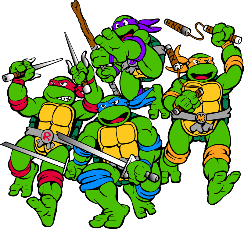Turtle Clipart Logo Png - Teenage Mutant Ninja Turtles Png (800x752), Png Download