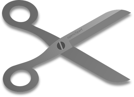 Scissors Cut Hairdresser Barber Hairstyle - Cut Line Tattoo (467x340), Png Download