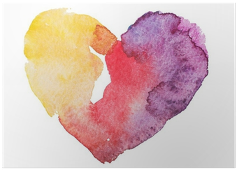 Love, Relationship, Art, Painting Poster • Pixers® - Watercolor Painting (400x400), Png Download