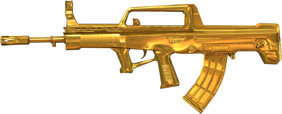 Crossfire Qbz 95 A Ultimate Gold (1000x456), Png Download