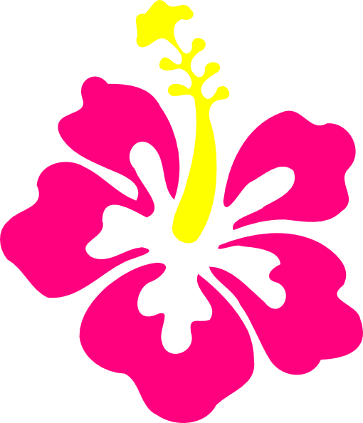 Svg Free Download Hibiscus Pinterest Clip Art And Cricut - Hibiscus Clip Art (510x594), Png Download