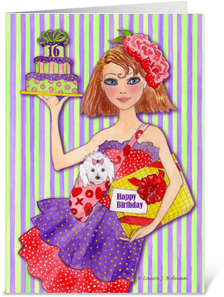 Happy Birthday Sweet Sixteen - Birthday (435x429), Png Download
