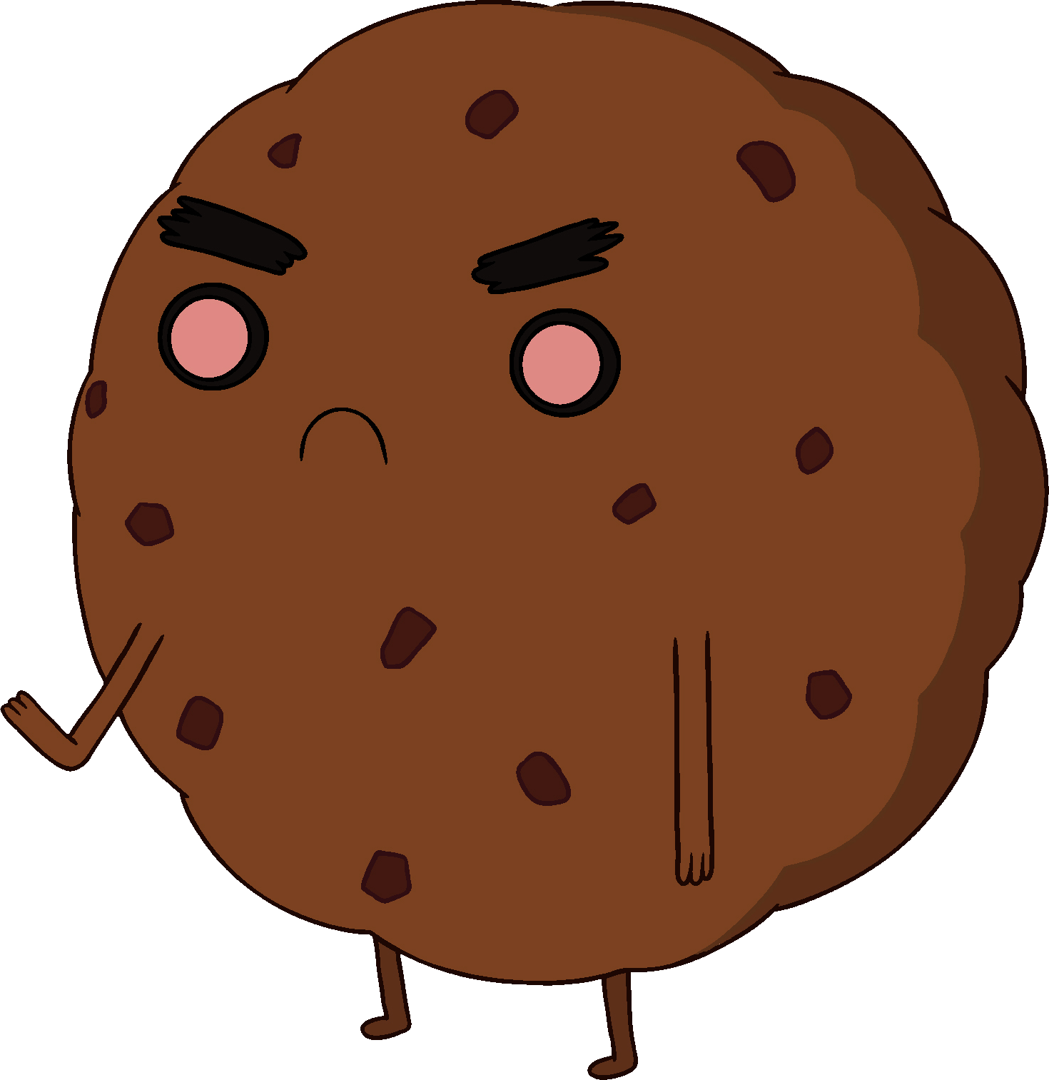 Cookie Guy - Cookie Man Adventure Time (1470x1513), Png Download