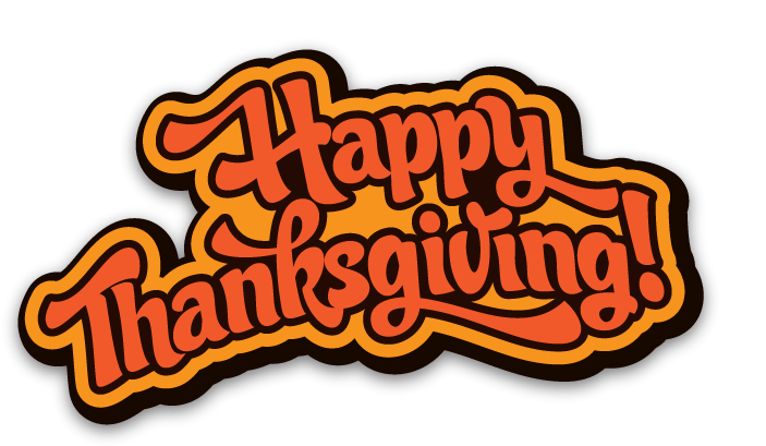 Happy Thanksgiving From The Ewrestlingnews - Happy Thanksgiving Png Transparent (727x408), Png Download