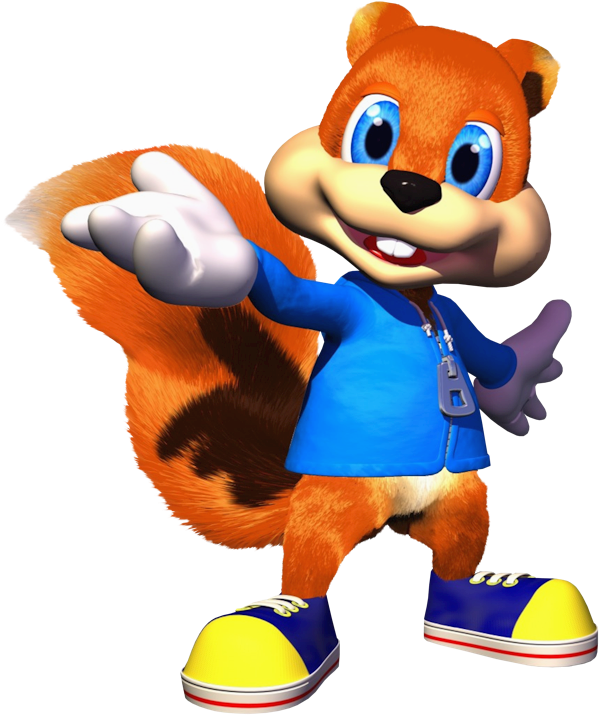Conker The Squirrel - Conker's Bad Fur Day Icon (621x722), Png Download