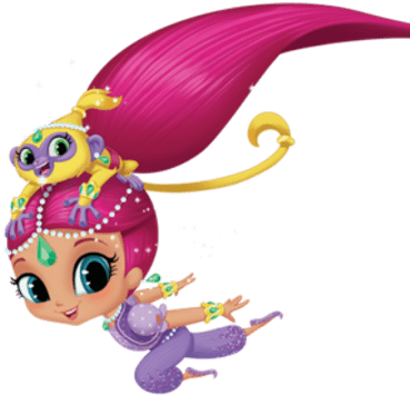 Shimmer Flying - Shimmer And Shine Shimmer (400x400), Png Download