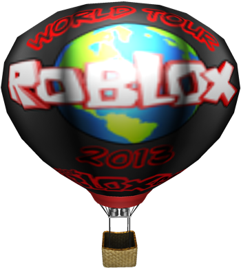 Roblox World Tour Hot Air Balloon - Roblox (420x420), Png Download