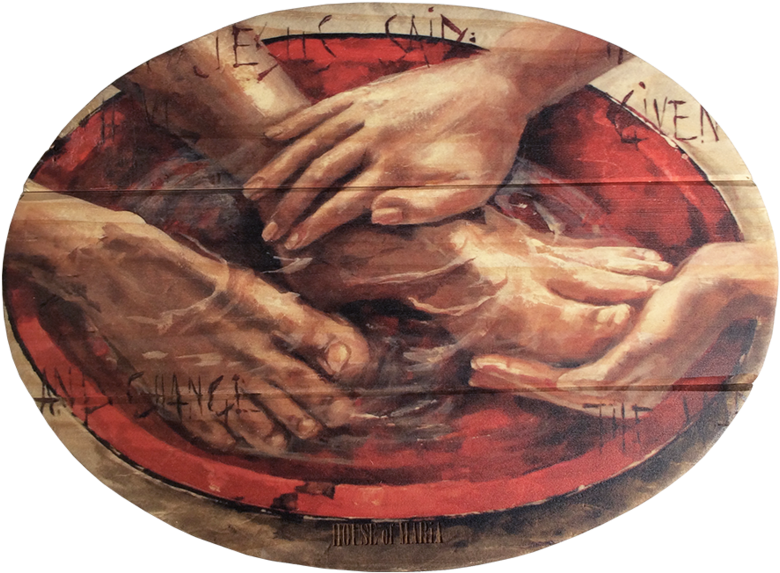 Oval Wooden Board (900x600), Png Download