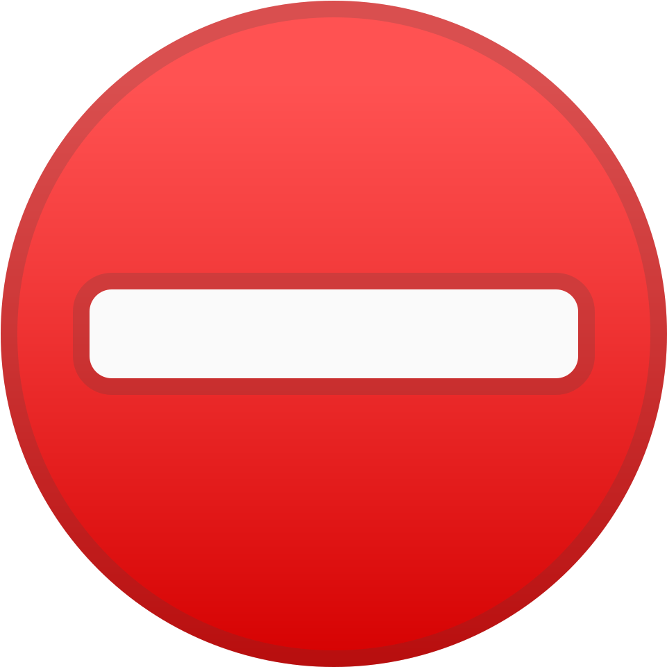 Download Svg Download Png - Emoji Sens Interdit (1024x1024), Png Download