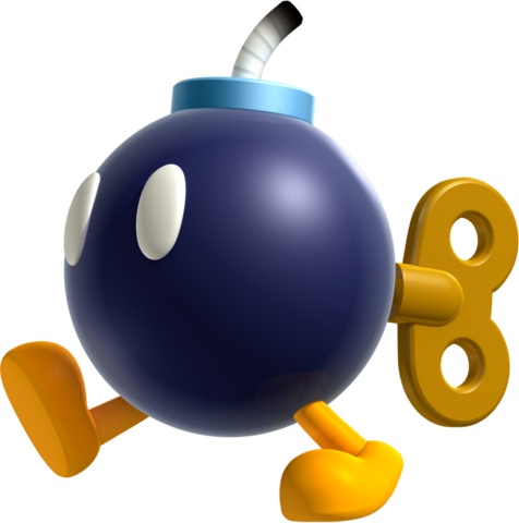 Bomb Drawing Super Mario - Super Mario Bros Bomb (476x480), Png Download