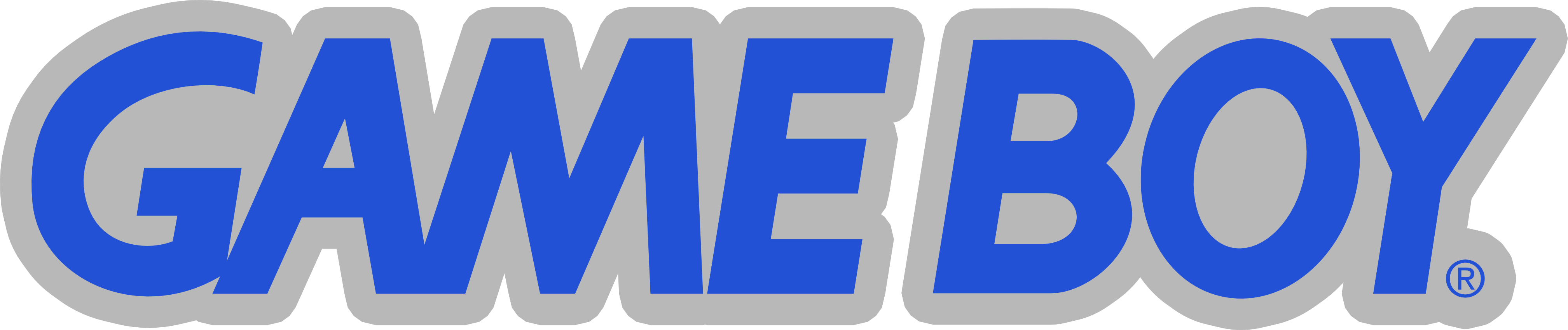 Download - Nintendo Game Boy Logo Png (4034x851), Png Download