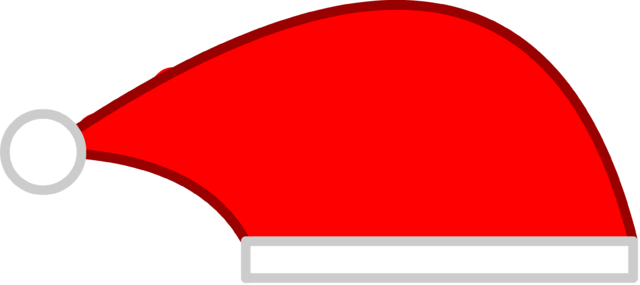 Christmas Hat (640x285), Png Download