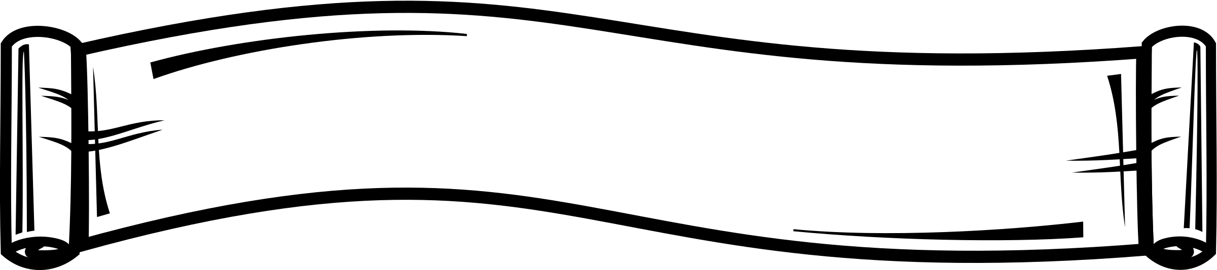 This Free Icons Png Design Of Simple Scroll (2400x534), Png Download