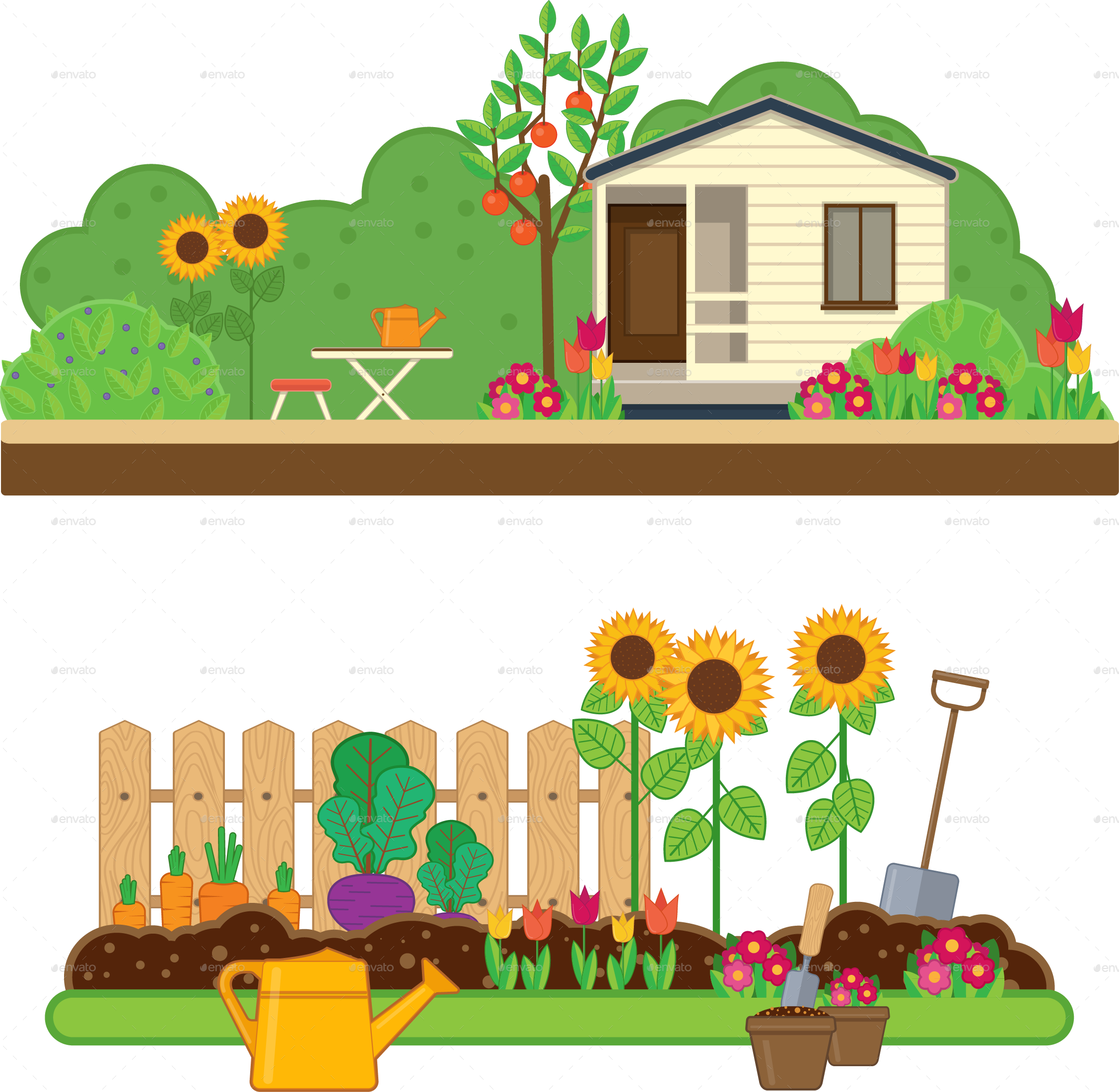 Gardening Set By Sabina-s - Yews With Caution (flower Shop Mysteries) (2254x2200), Png Download