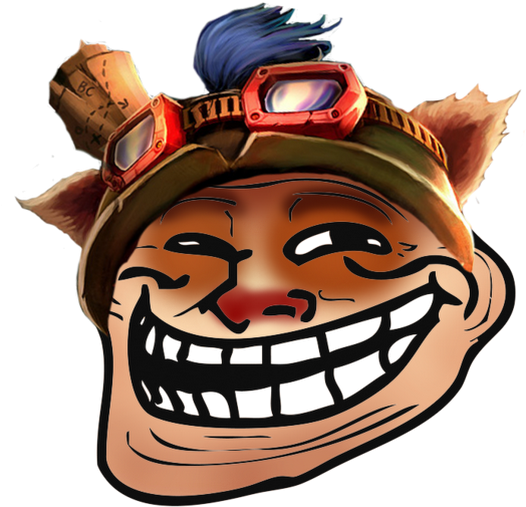 Photo - Troll Teemo (530x529), Png Download