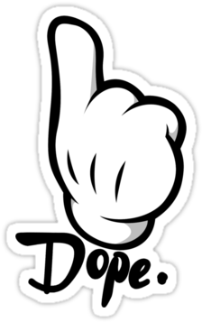 Mickey Mouse Fantasia Hat Clipart - Mickey Mouse Dope Hands (375x360), Png Download