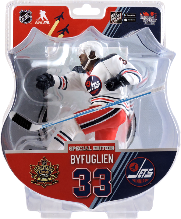 Winnipeg Jets Heritage Classic Edition - Dustin Byfuglien Imports Dragon (603x749), Png Download