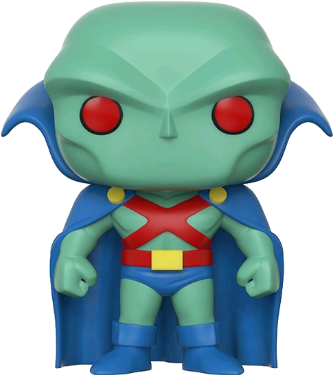 Justice League Animated - Funko Pop Martian Manhunter (600x600), Png Download