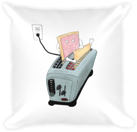 Cute'n'evil Toaster Pastry Pillow - Severe Snacks (480x480), Png Download