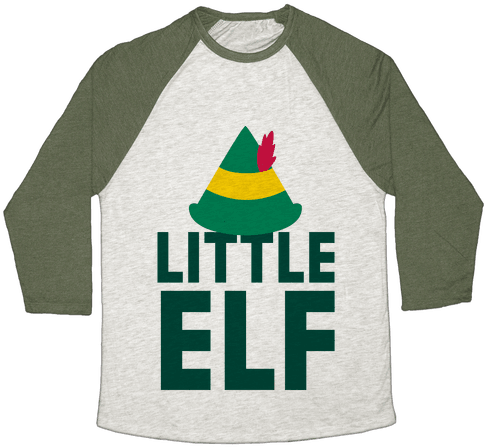 Little Elf Baseball Tee - Aromantic Shirt (484x484), Png Download
