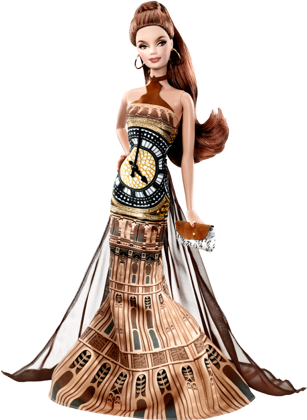Big Ben Barbie Doll - Best Barbie Doll In The World (640x950), Png Download