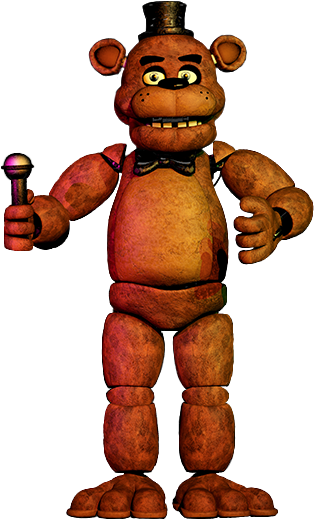Editfnaf - Fnaf 1 Freddy Fazbear (326x537), Png Download