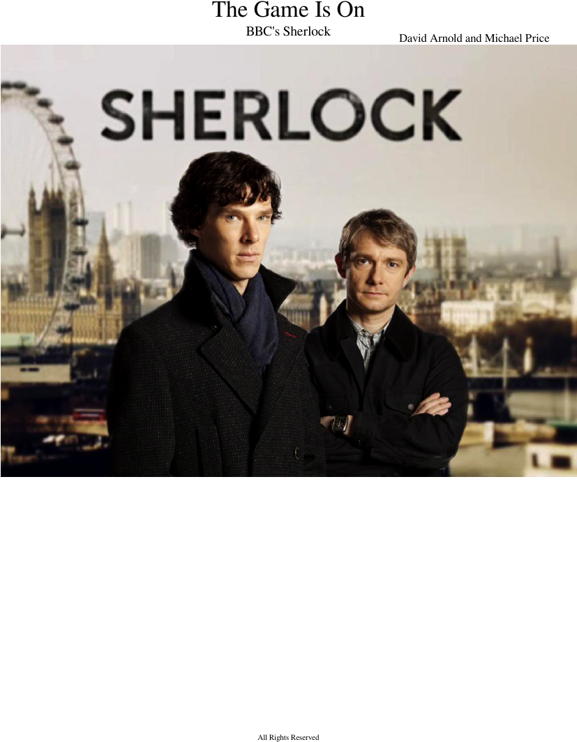 Print - Sherlock Holmes Tv Show (827x1169), Png Download