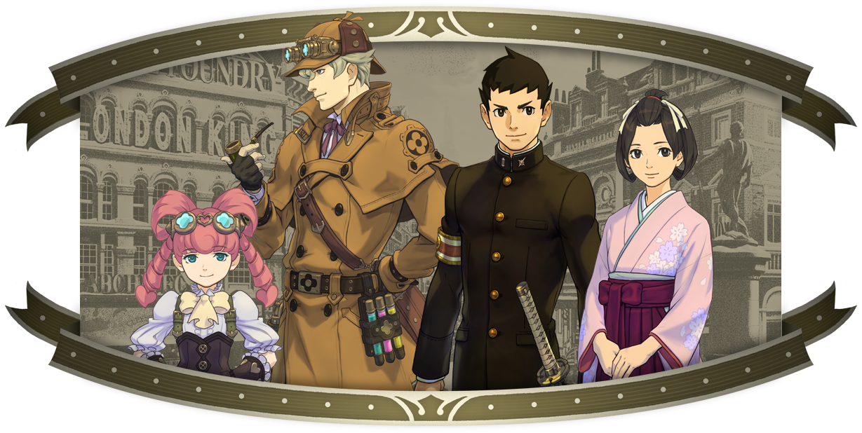 Ace Attorney Video Introduces Sherlock Holmes - Great Ace Attorney (1229x618), Png Download