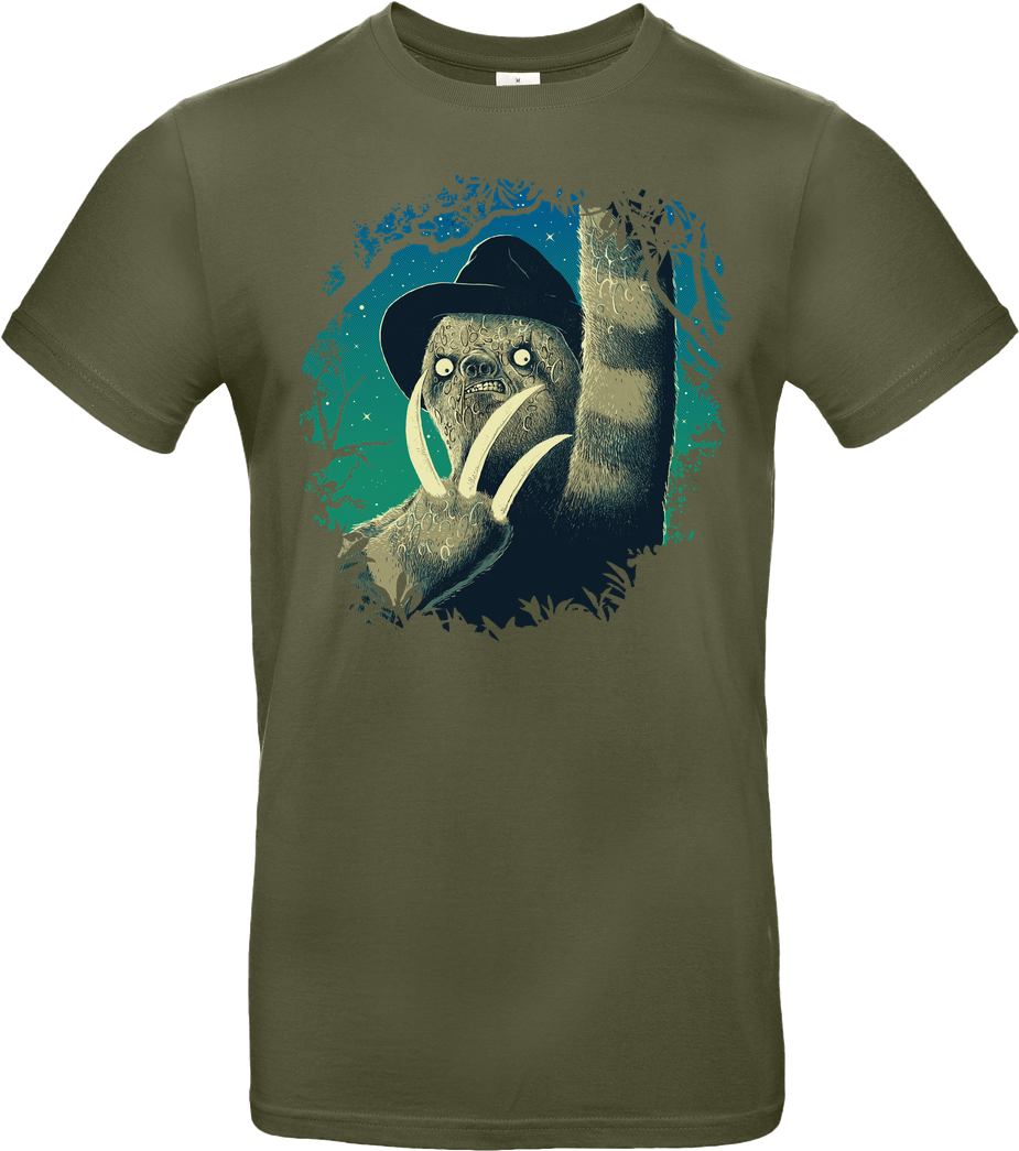 Rico Mambo Sloth Freddy T-shirt B&c Exact (1044x1044), Png Download