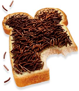 Chocolate Hagelslag - De Ruijter (410x334), Png Download