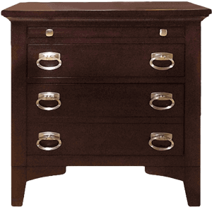 Cityscape Nightstand - Chest Of Drawers (648x432), Png Download